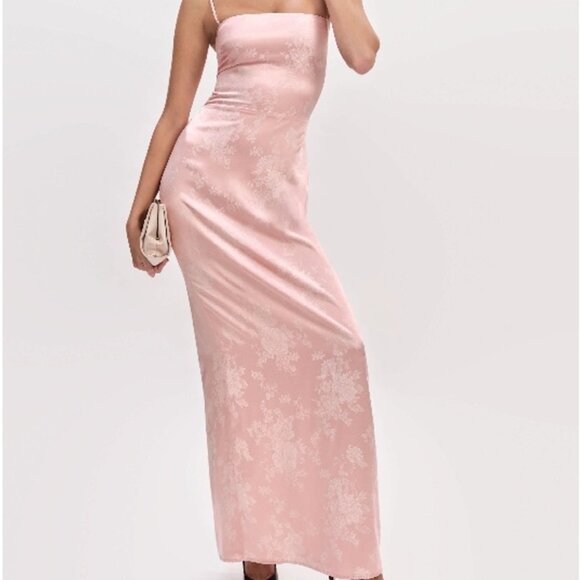 NWT Reformation Frankie Dress - Powder Pink, Size 2 - Picture 3 of 13